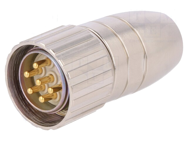 Connector: M23; stekker; 623; mannelijk; PIN: 6; afgeschermd; 20A Connector: M23; stekker; 623; mannelijk; PIN: 6; afgeschermd; 20A